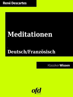 cover image of Meditationen--Méditations métaphysiques
